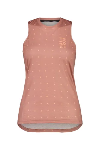 dámský dres bez rukávů Maloja GrandvaliraM. Top mauve bubbledots