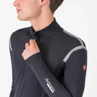 bunda Castelli Perfetto RoS 3 Jacket Light Black/Silver Reflex (2)