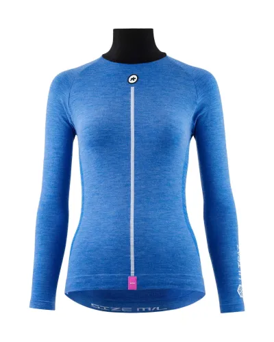 dámské spodní triko ASSOS Women’s Ultraz Winter LS Skin Layer P1 Calypso Blu