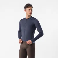 dres s dlouhým rukávem CASTELLI Espresso Thermal 2 Jersey Twilight Blue dres s dlouhým rukávem CASTELLI Espresso Thermal 2 Jersey Twilight Blue