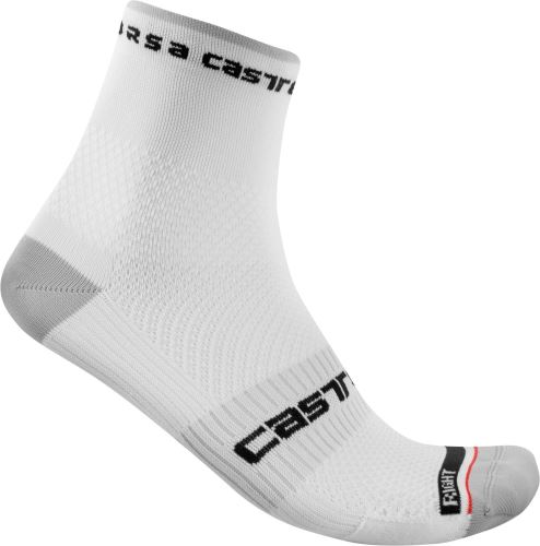 ponožky Castelli Rosso Corsa Pro 9 Sock White