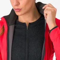 dámská bunda Castelli Alpha 150 W Jacket Hibiscus/Black (3)
