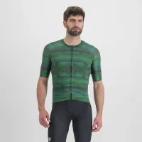 dres Sportful Glitch Bomber Jersey Multicolor Green
