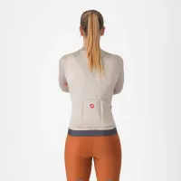 dámský dres s dlouhým rukávem Castelli Espresso W Long Sleeve Jersey Silver Moon/Dark Gray (1)