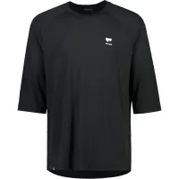 volný dres MONS ROYALE merino TARN MERINO SHIFT RAGLAN 3/4 black