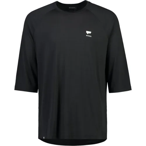 volný dres MONS ROYALE merino TARN MERINO SHIFT RAGLAN 3/4 black