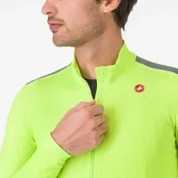 dres s dlouhým rukávem Castelli Puro 4 Jersey Electric Lime (2)