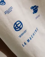 tričko Isadore X La Machine Heavy Cotton T-shirt Cream (11)