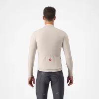 dres s dlouhým rukávem Castelli Espresso Thermal Jersey Clay/Dark Gray (1)