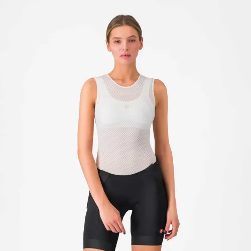 dámské spodní triko bez rukávu CASTELLI Pro Mesh W Sleeveless White