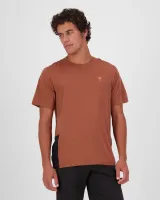 volný dres MONS ROYALE Tarn Merino T-Shirt Cinnamon / Black (1)