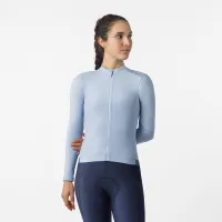 dámský dres s dlouhým rukávem CASTELLI Espresso Thermal 2 W Jersey Steel Fade dámský dres s dlouhým rukávem CASTELLI Espresso Thermal 2 W Jersey Steel Fade