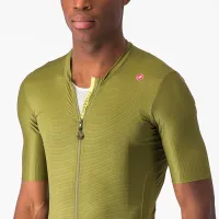 dres Castelli Espresso Jersey Sage/Electric Lime (4)