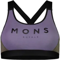 podprsenka MONS ROYALE Stella X-Back Bra walnut / thistle