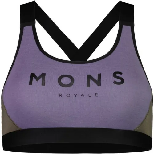 podprsenka MONS ROYALE Stella X-Back Bra walnut / thistle