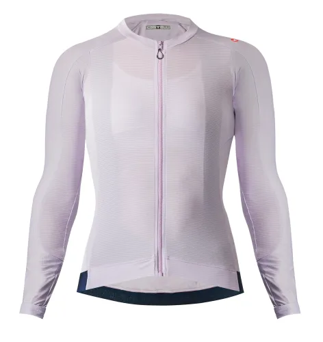 dámský dres s dlouhým rukávem Castelli Espresso W Long Sleeve Jersey Purple Mist/Dark Nigh