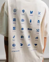 tričko Isadore X La Machine Heavy Cotton T-shirt Cream (8)