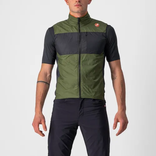 vesta Castelli Unlimited Puffy Vest Light Military Gray/Dark Gray