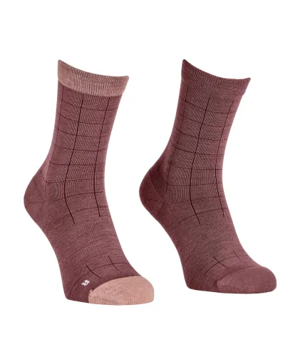dámské ponožky Ortovox merino MTB Mid Light Socks Women's Chestnut