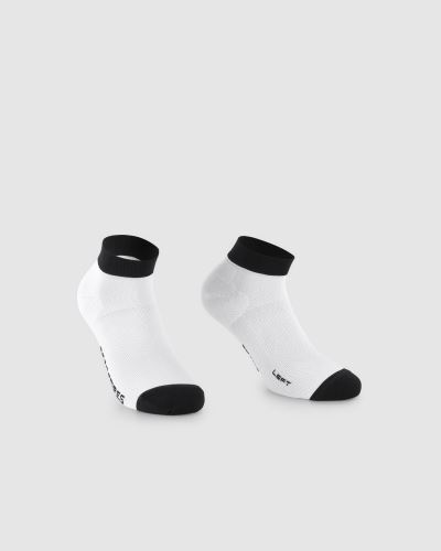 ponožky ASSOS RS Socks SUPERLEGER LOW White Series