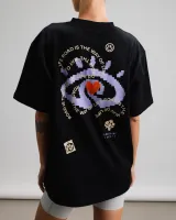 tričko Isadore X La Machine Heavy Cotton T-shirt Black (7)