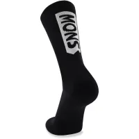 ponožky MONS ROYALE Atlas Merino Crew Sock black big logo (1)