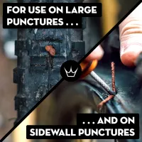 nářadí Peaty's Holeshot Tubeless Puncture Plugger kit - silver (6)