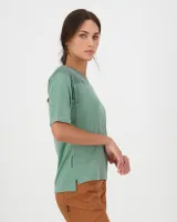 dámský volný dres MONS ROYALE Diversion Merino Bike Jersey Wmns Thyme / Cypress (1)