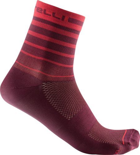 ponožky Castelli Speed Strada 12 Sock Bordeaux