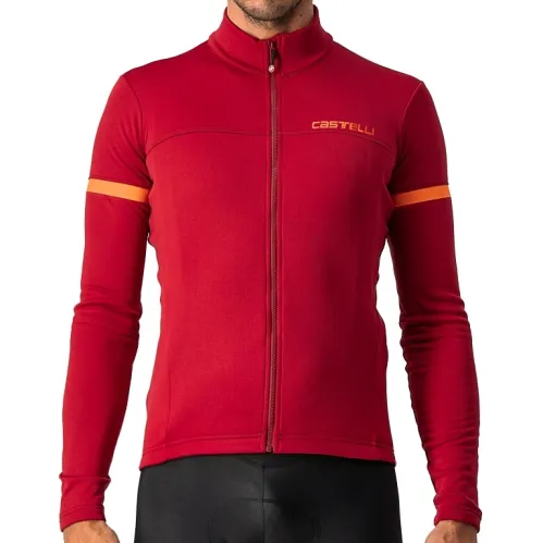 dres s dlouhým rukávem Castelli Fondo 2 Jersey FZ Pro Red/Orange Reflex