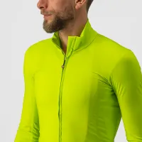 dres s dlouhým rukávem Castelli Pro Thermal Mid LS Jersey Electric Lime (3)