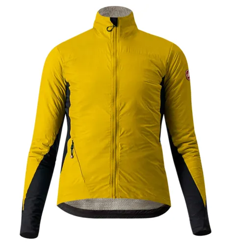 dámská bunda Castelli Unlimited W Puffy Jacket Goldenrod/Dark Gray-Black