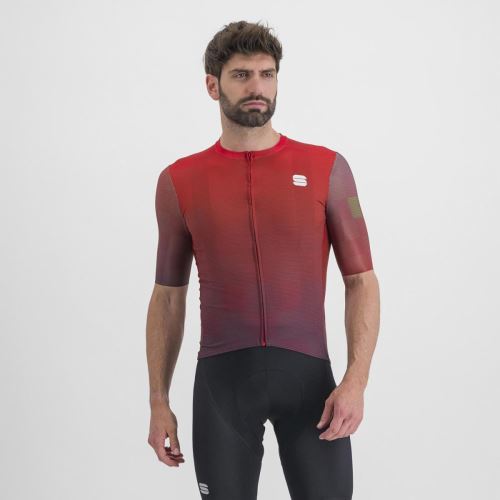 dres Sportful Rocket Jersey Huckleberry Chilly Red