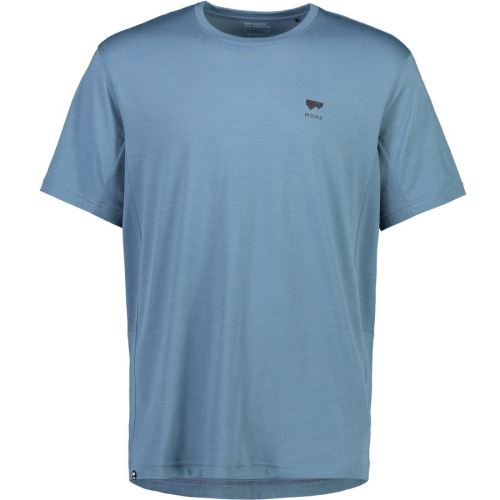 volný dres MONS ROYALE Tarn Merino Shift T-Shirt blue slate