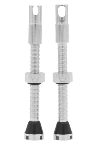 ventilek Peaty's x Chris King MK2 Tubeless Valves - 60mm - Silver