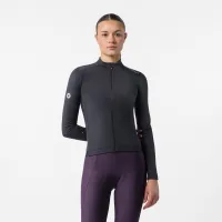 dámský dres s dlouhým rukávem CASTELLI Espresso Thermal 2 W Jersey Black/White dámský dres s dlouhým rukávem CASTELLI Espresso Thermal 2 W Jersey Black/White