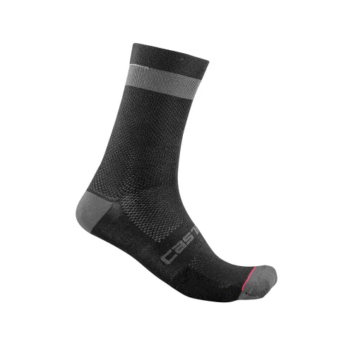 zimní ponožky Castelli Alpha 18 Sock Black/Dark Gray