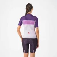 dámské kraťasy s laclem Castelli Prima 2 DT Bibshort Dark Night Shade/Deep Purple (1)