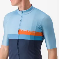 dres Castelli A Blocco Jersey Baby Blue/Scarlet Lava-Niagara (6)