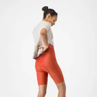 dámské kraťasy CASTELLI Espresso 2 W DT Bibshort Paprika (1)