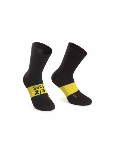 ponožky ASSOS Spring Fall Socks Black Series