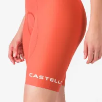 dámské kraťasy bez laclu CASTELLI Espresso 2 W Short Paprika (3)