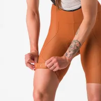 dámské kraťasy s laclem Castelli Espresso W DT Bibshort Mocha (3)