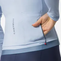 dámský dres s dlouhým rukávem CASTELLI Espresso Thermal 2 W Jersey Steel Fade (3)