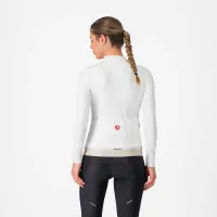 dámský dres s dlouhým rukávem Castelli Espresso Thermal W Jersey Ivory/Silver Moon (1)