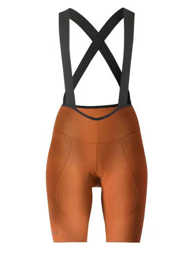 dámské kraťasy s laclem Castelli Espresso W DT Bibshort Mocha