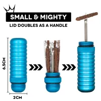 nářadí Peaty's Holeshot Tubeless Puncture Plugger kit - silver (4)