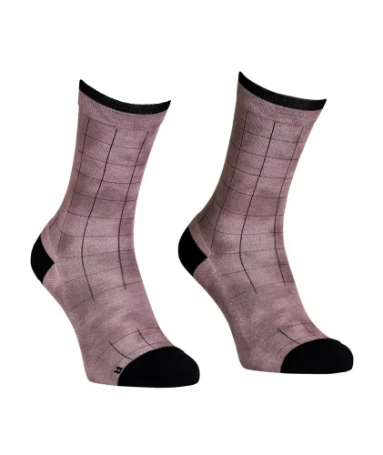 dámské ponožky Ortovox merino MTB Mid Socks Women's Dawn Rose