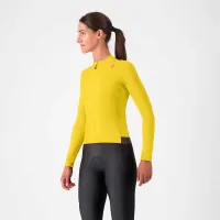dámský dres s dlouhým rukávem Castelli Espresso Thermal W Jersey Mango Mojito/Dark Gray (2)