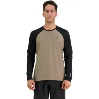 volný dres s dlouhým rukávem MONS ROYALE Tarn Merino Shift Wind Jersey walnut / black (1)